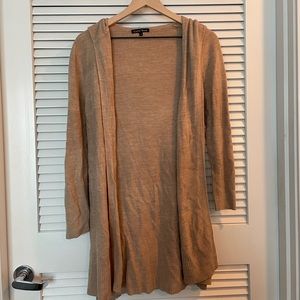 Cute long hoodie cardigan